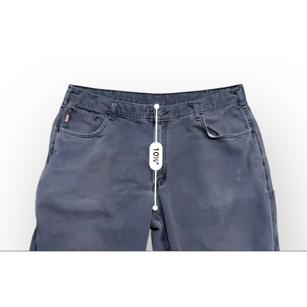 Carhartt FR Flame Resistant Work Pants Men’s 40x30 Original Fit Blue CAT 2​ - Picture 5 of 9